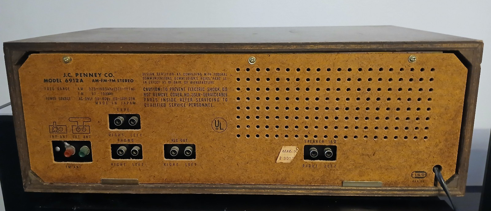 VTG Penncrest 6912A Solid State AM-FM Multiplex Stereo-Free Shippin-Works-S. Vid