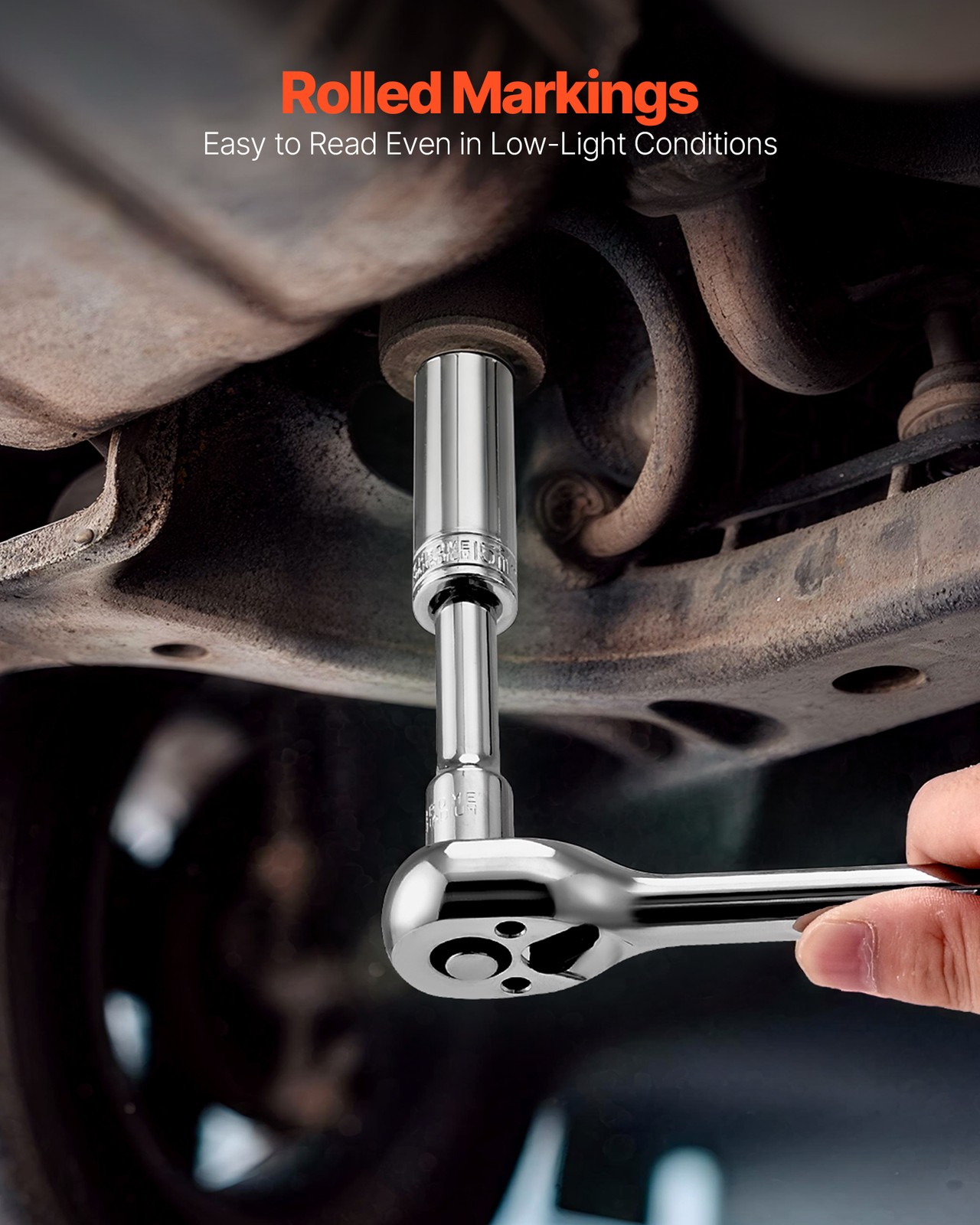 VEVOR Socket Set Socket Tool Set 104 Pieces 3/8 inch Drive Automotive Repair