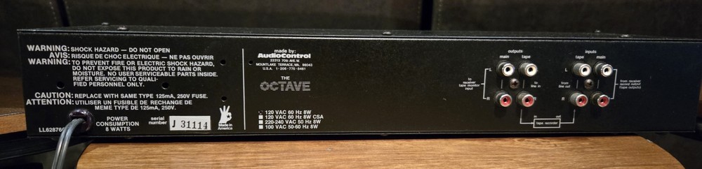 Audio Control Equalizer - The Octave