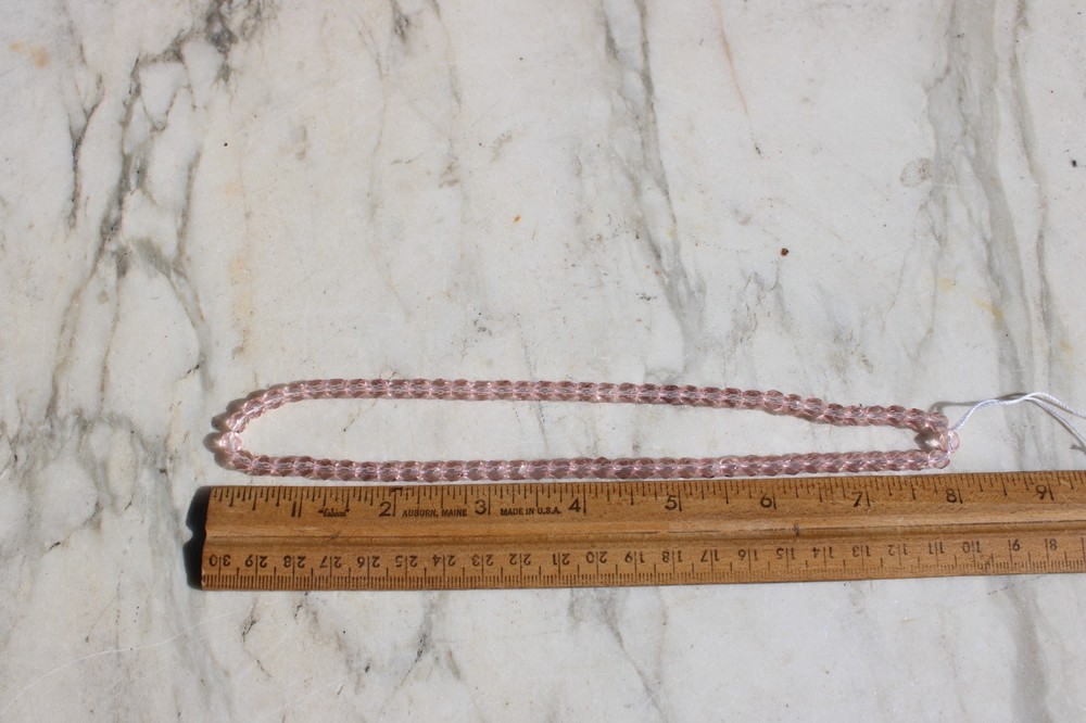 Fire Mountain Gems Strand Beads Firepolish Light Rose
