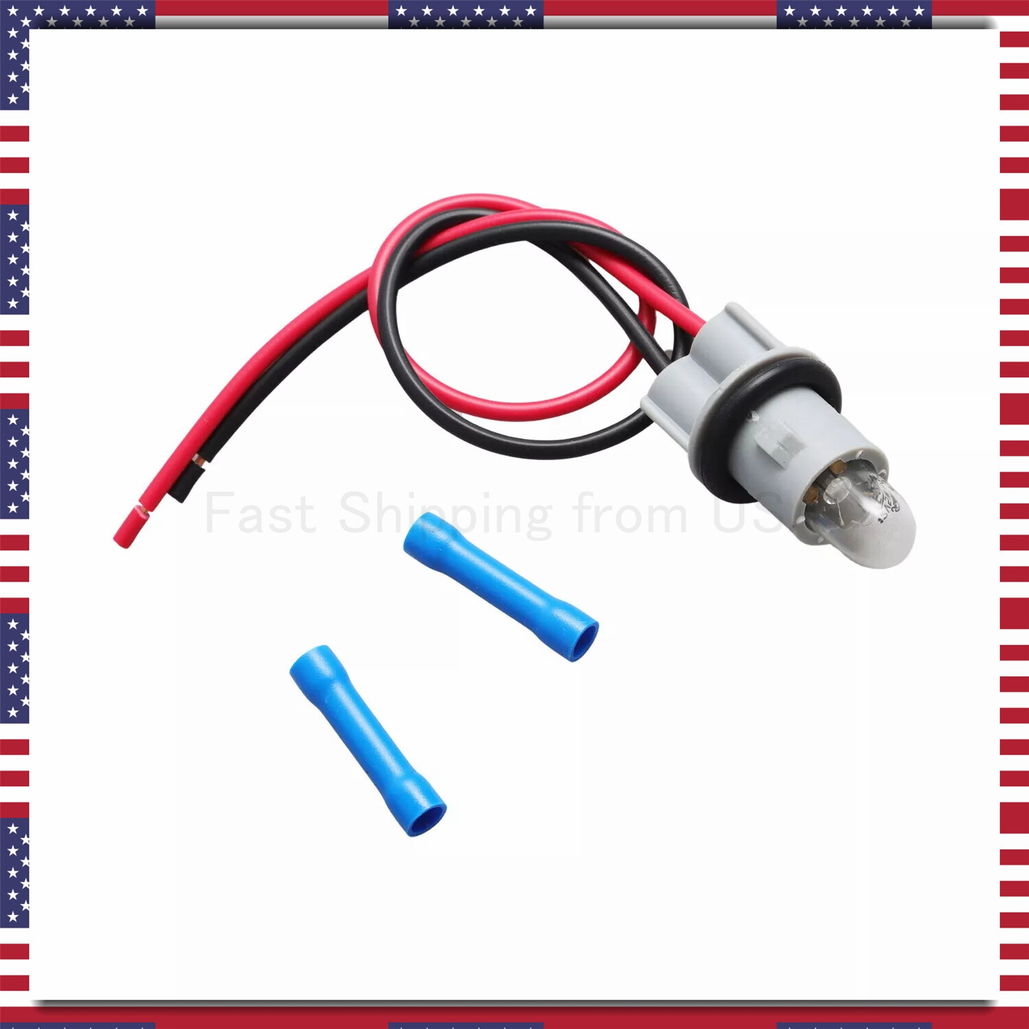 2X For Mercedes-Benz Side Marker Lamp Light Bulb Socket Wire Harness A0005400966