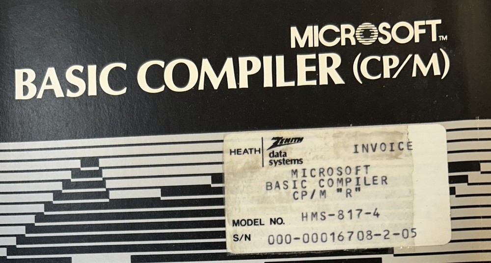 Zenith Basic Compiler CP/M