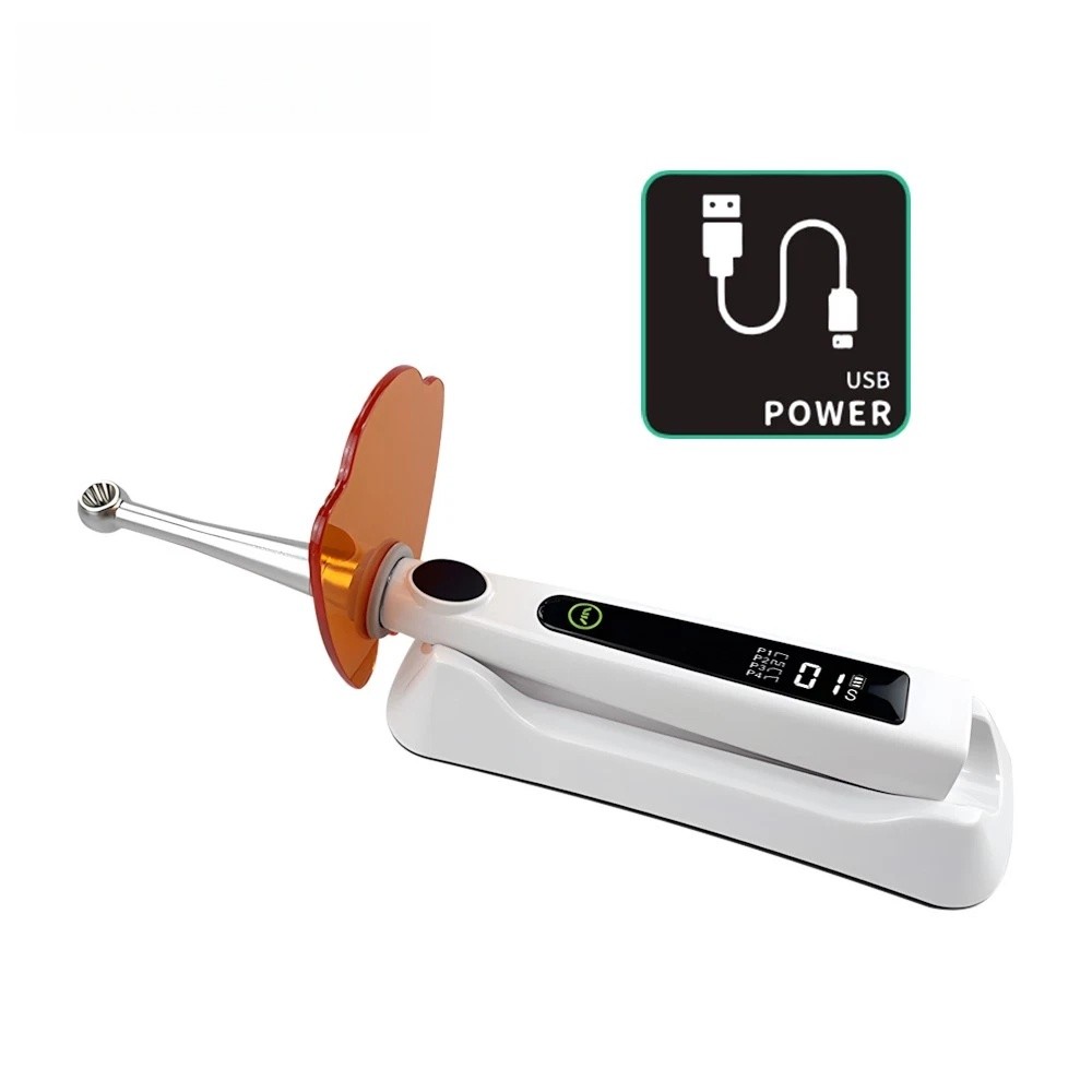 Wireless Cordless Dental High Power LED Curing Light Lamp 1 Sec Resin Cure US