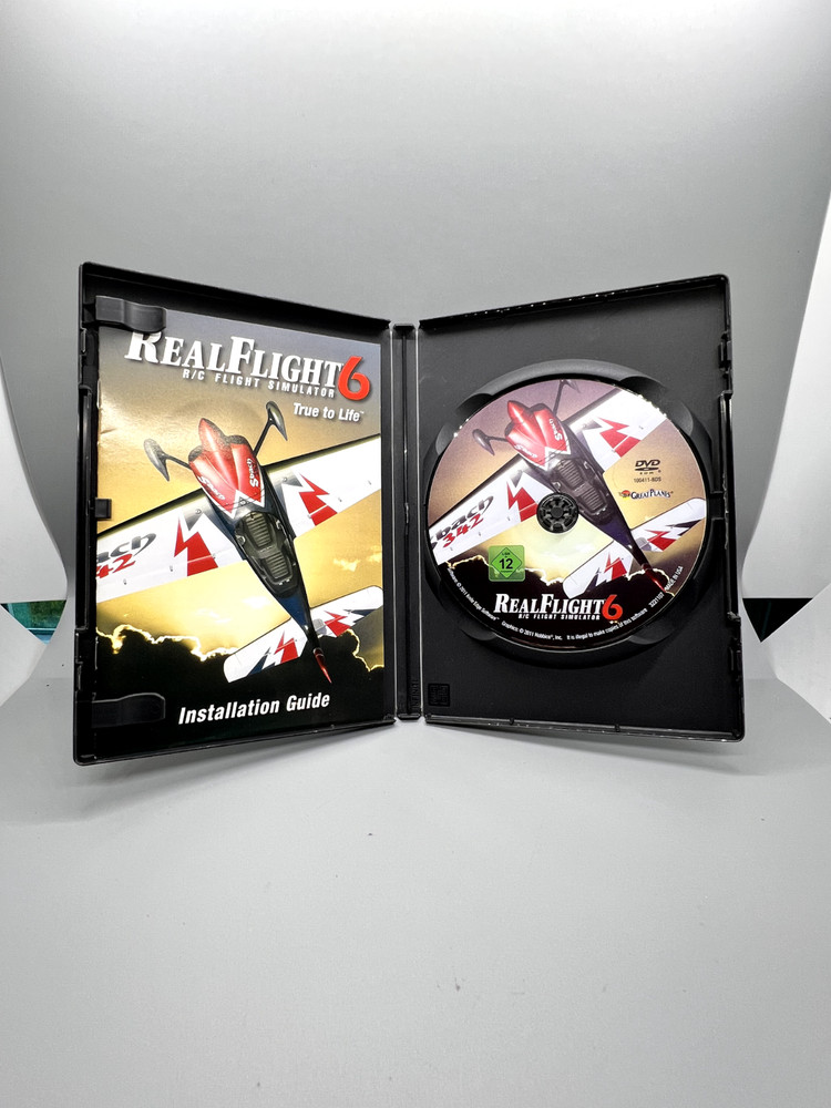 Real Flight 6 R/C Flight Simulator DVD + MEGA PACK DVD Installation Guide
