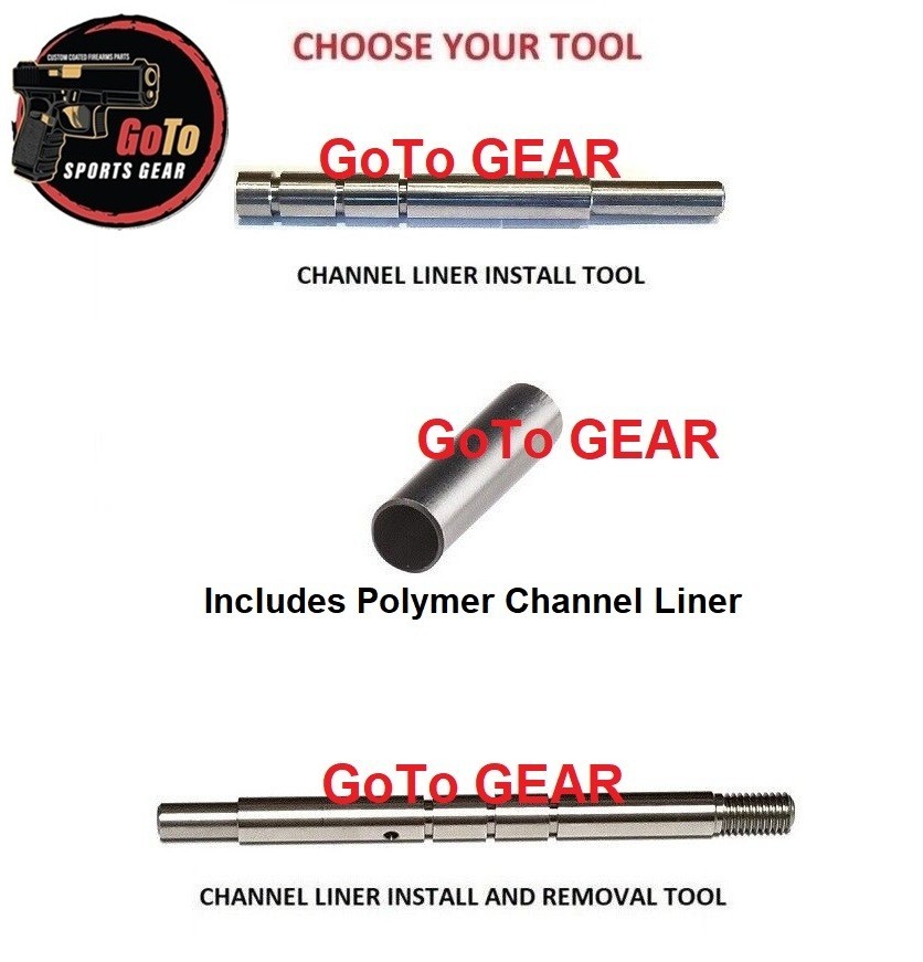 Channel Liner Install Tool or Install & Removal Tool Plus Liner For GLOCK
