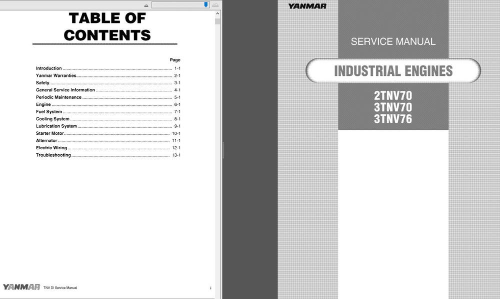 IHI 9VX-3 Mini Excavator Service & Operator's Manual CD