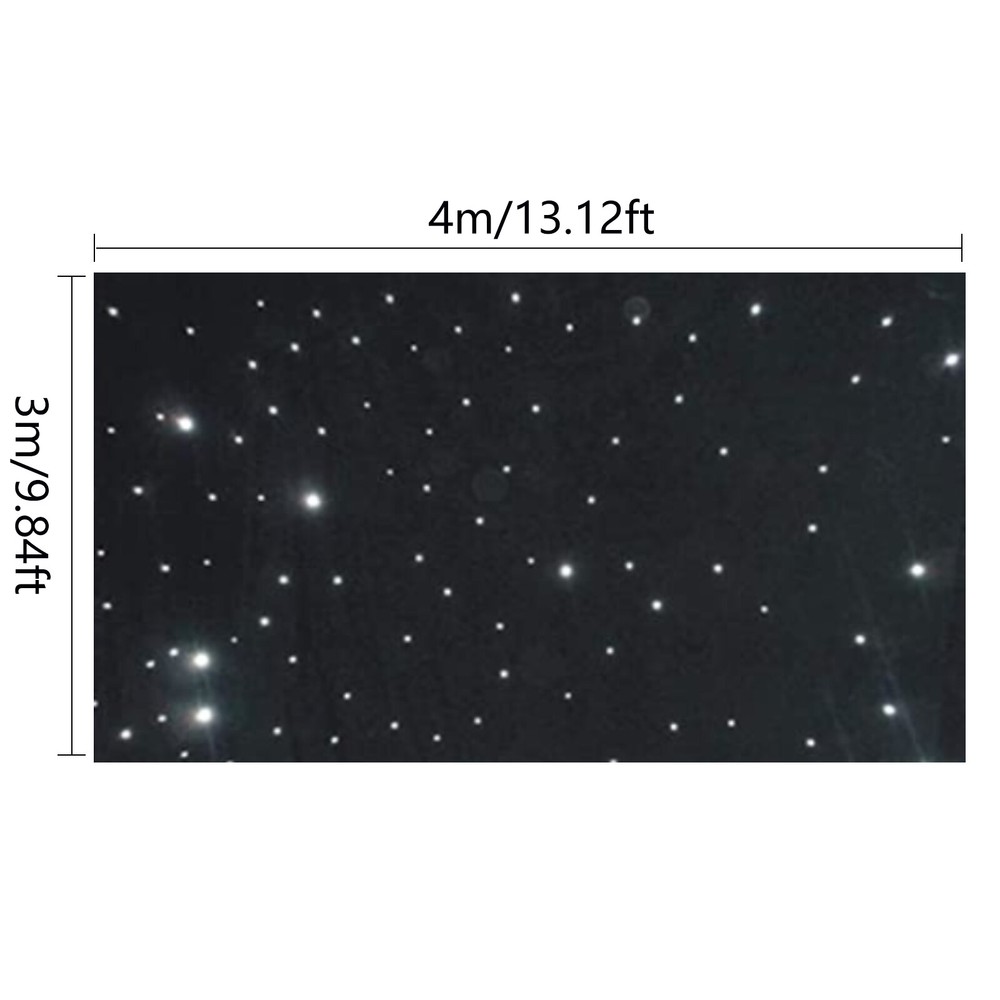 3×4m LED Backdrop Curtain with Remote Control for Stunning Party Decor