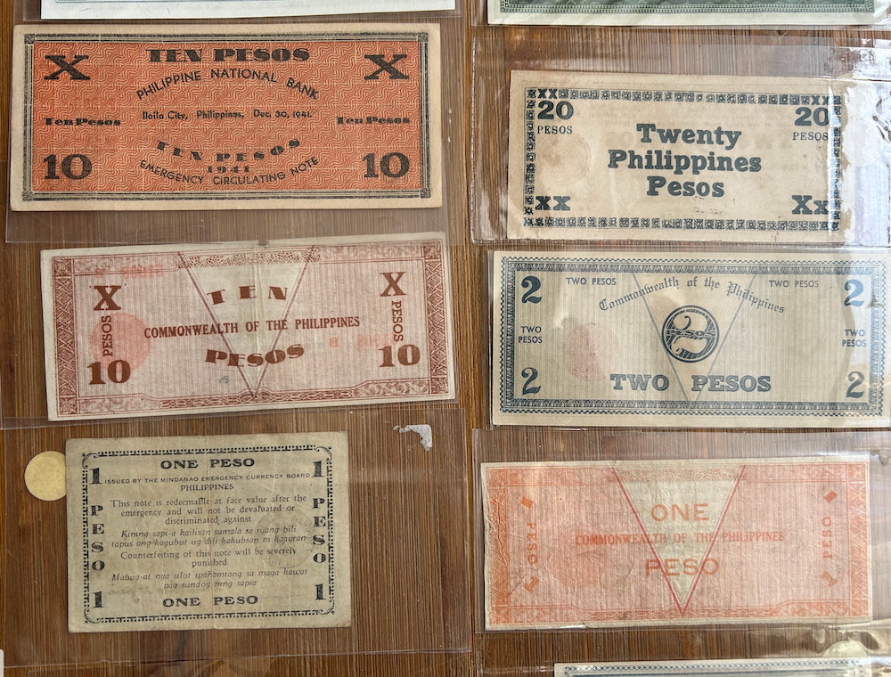 PHILIPPINES WWII 14 BANKNOTES