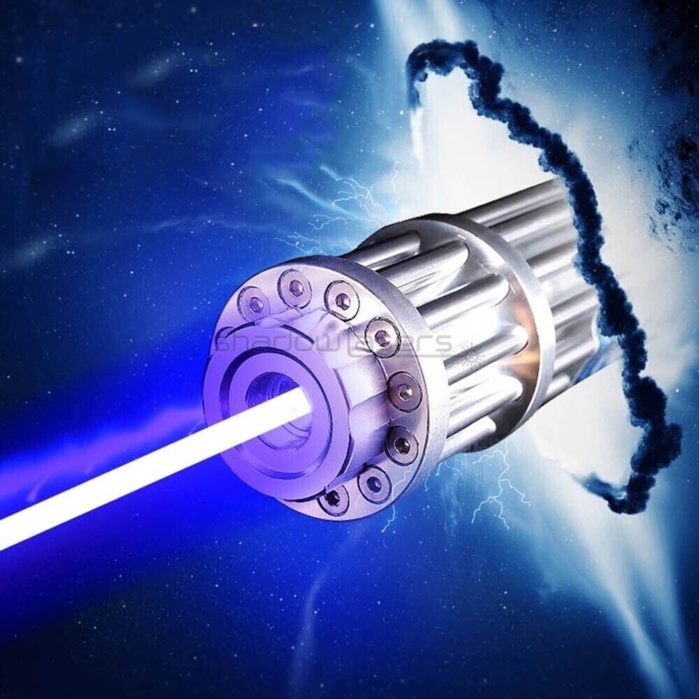 BX3-S 450nm Adjustable Focus High Power Blue Laser Pointer Visible Laser Beam