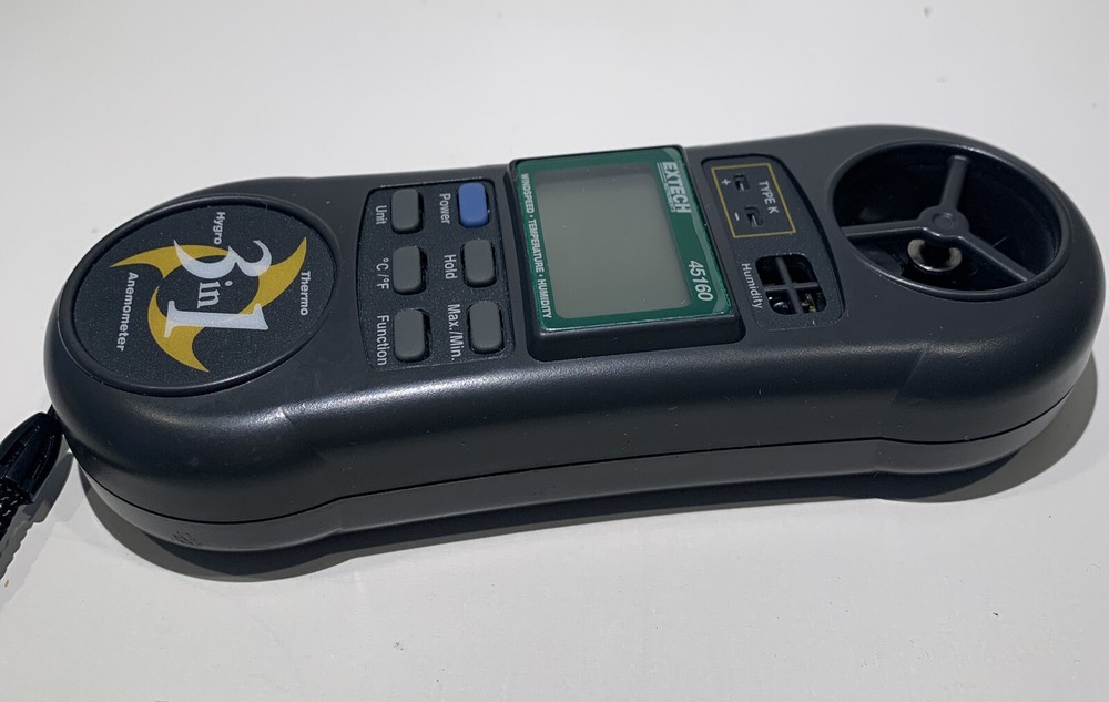Extech 45160 3-IN-1 HYGRO-THERMO ANEMOMETER**Pre-Owned**