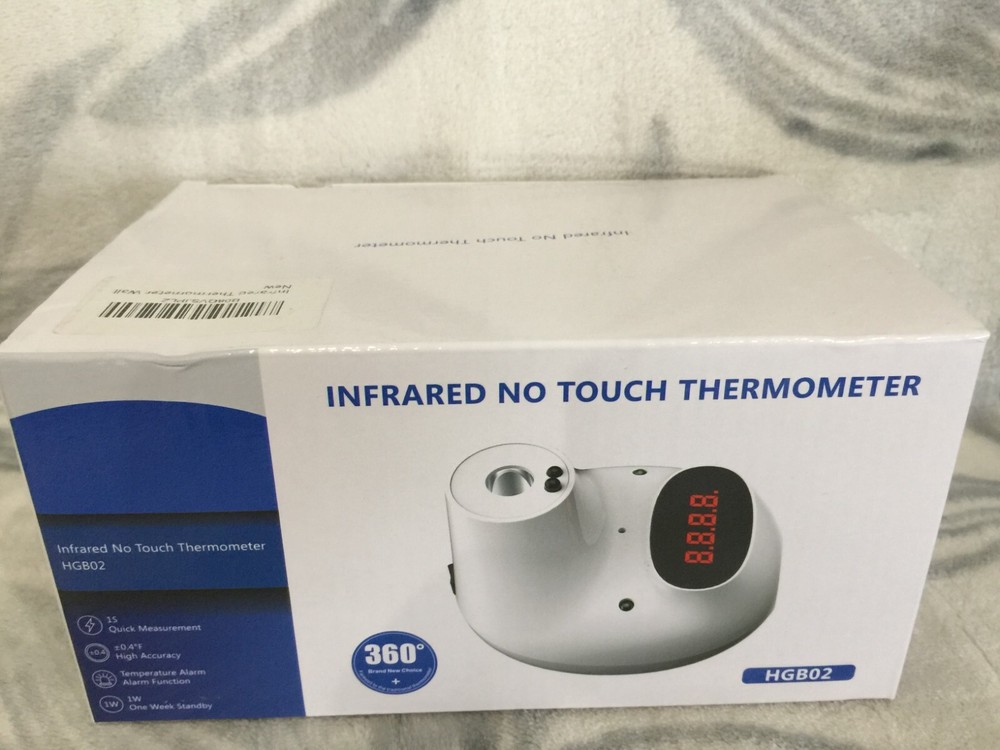 Fast Wall Mount Digital Infrared Thermometer Automatic Non Contact Forehead US