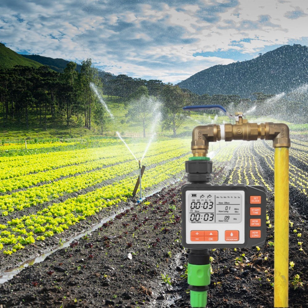 3/4" Outlet Sprinkler Timer Programmable Auto/Manual Watering Irrigation System