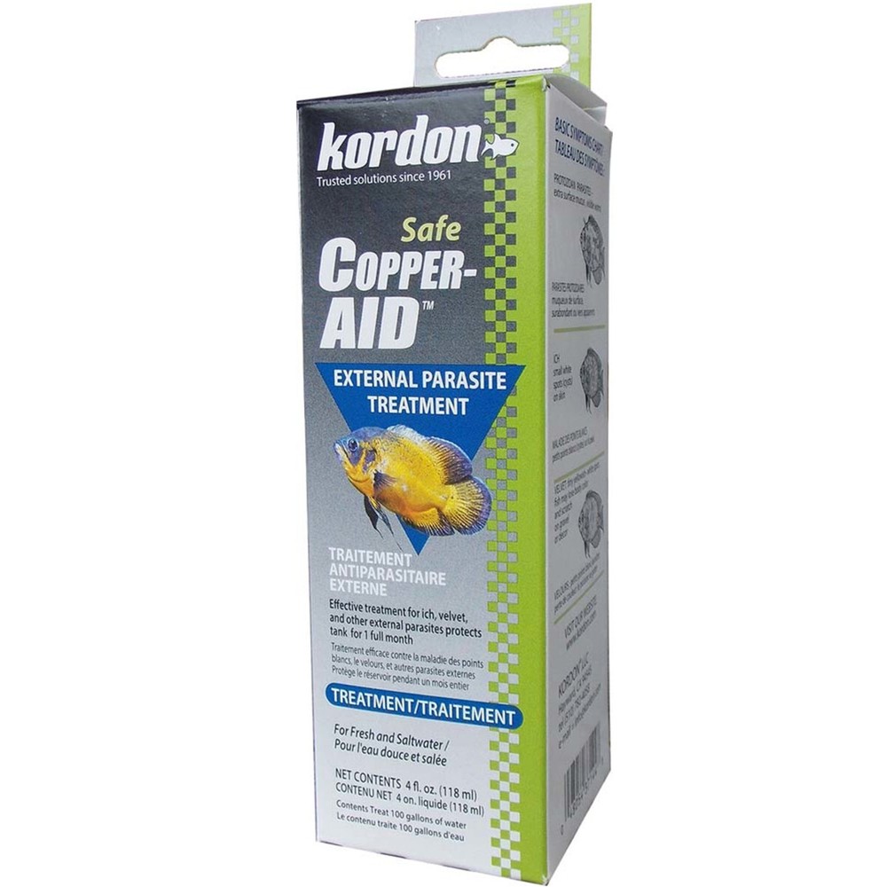 Kordon Copper Aid 4oz External Parasite Treatment Safe & Efficient Non-Staining
