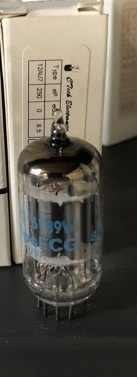 NOS Jan Philips 6189 12AU7 ECC82 Amplitrex AT-1000 Matched Pair
