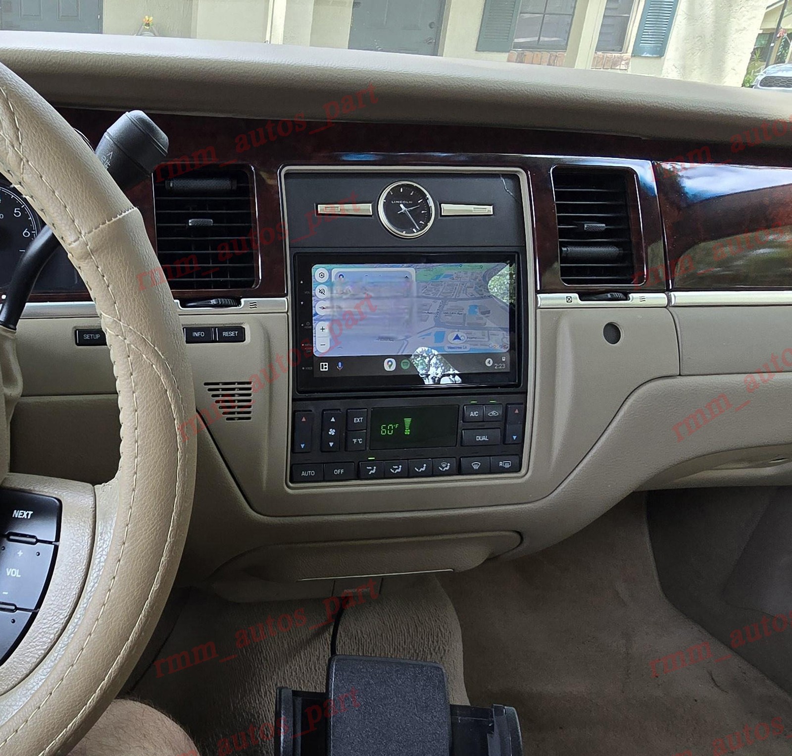 For Lincoln Town Car 2003-2011 Carplay Android 14 Car Stereo Radio GPS NAVI WiFi