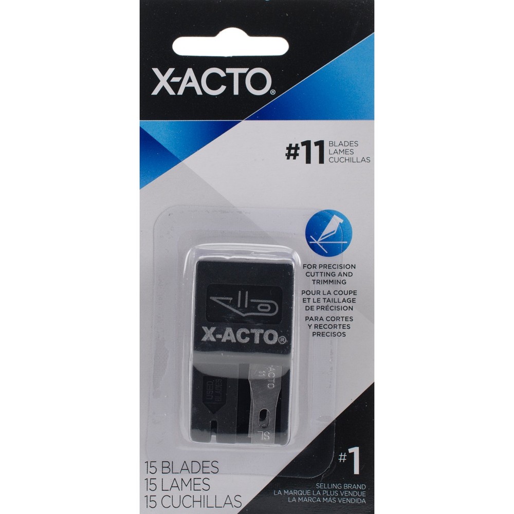 X-ACTO(R) #11 Refill Blades 15/Pkg- - 3 Pack
