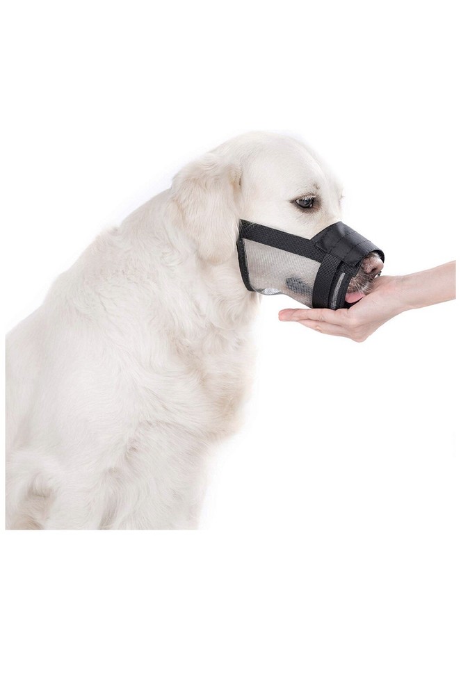 Nylon Dog Muzzle - 2PCS Anti-Biting Barking Adjustable Dog Muzzle - Nylon