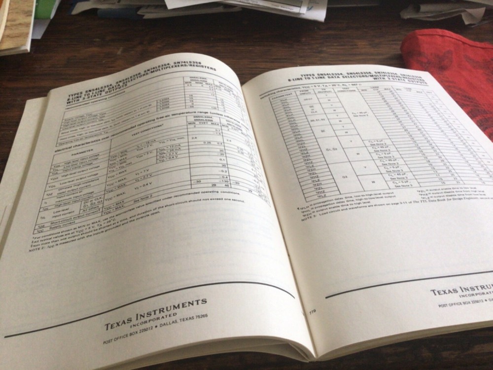 Schottky Publications from Texas Instruments 1970s