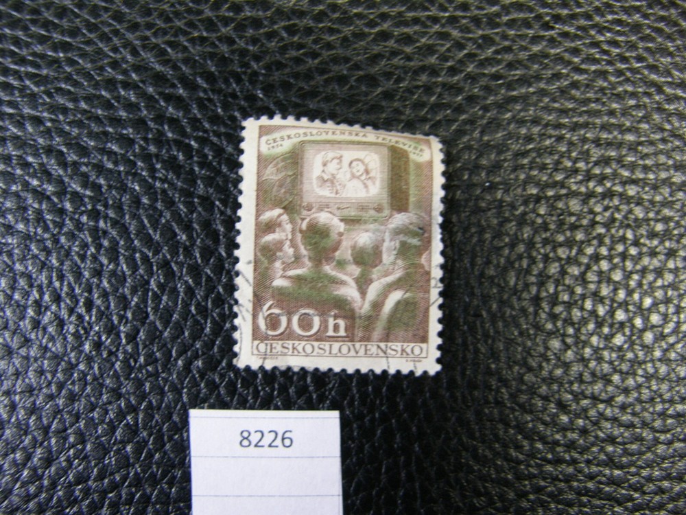 8226) One: 60h Ceskoslovensko Postage Stamp Ceskoslovensko Televise
