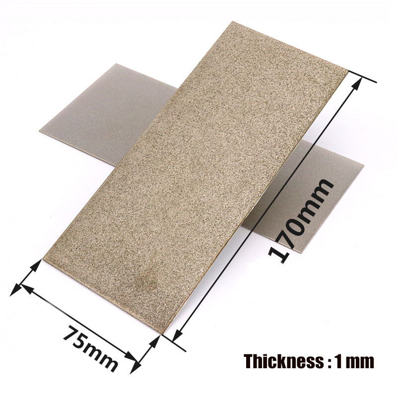 Rectangular Diamond Coated Flat Sanding Disc Polishing Disc Sheet 80-3000 Grit