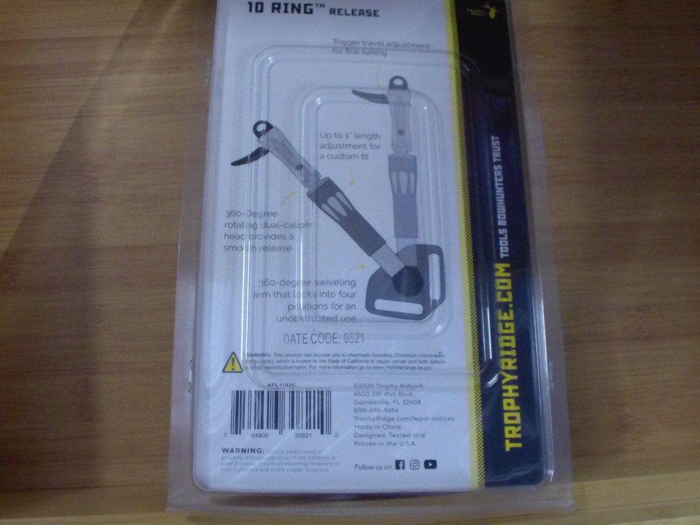 Trophy Ridge 10 RING Index Finger Release AFL1152C