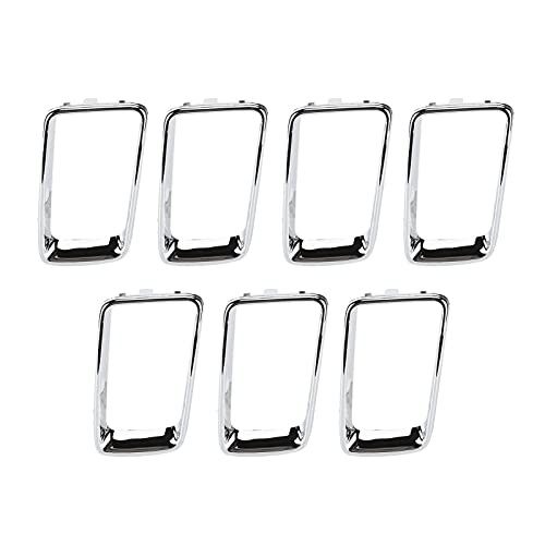 Front Grille Inserts Trim Grill Ring Inserts Frame Trims Kit 7PCS/Set Front