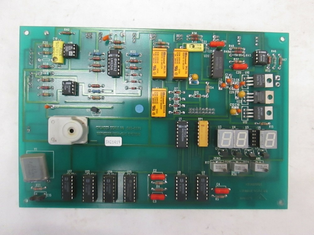 Scientronix, Cylinder Scale MB, 11003375 PCB, Used