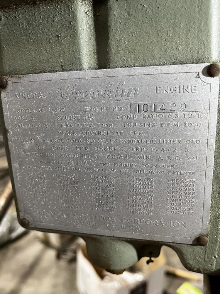 Franklin Engine 4AC176 B2