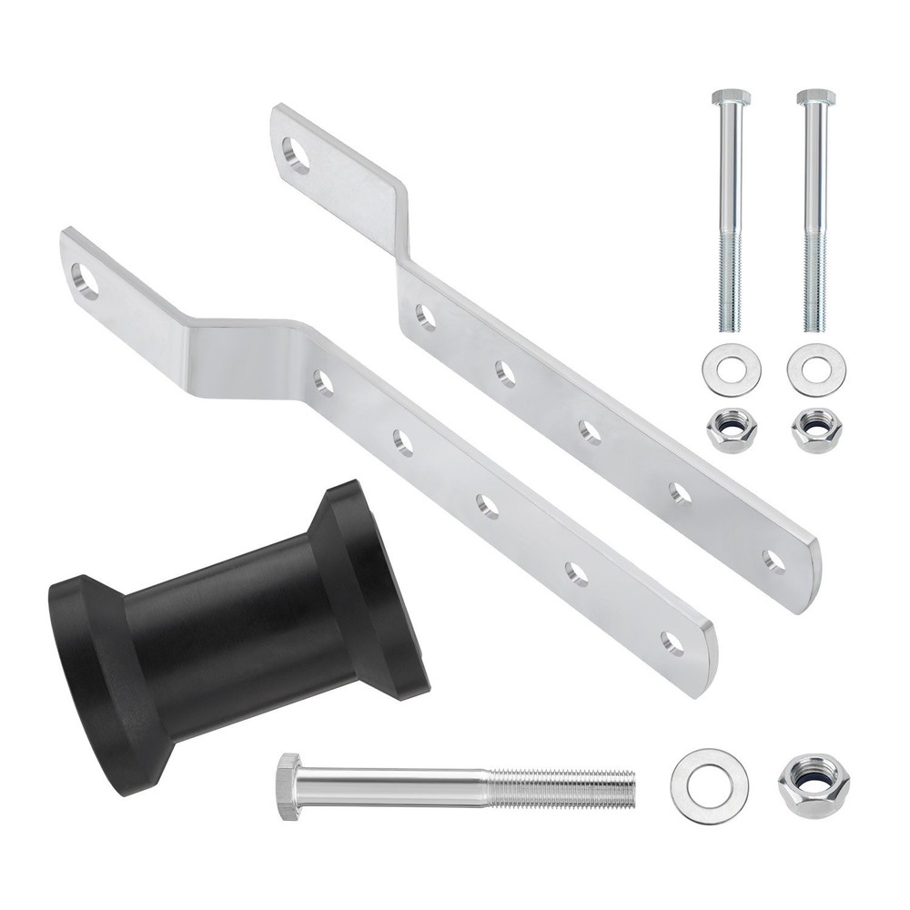 4" Adjustable Keel Roller Bracket Assembly for 2" Tongue Boat Replacement