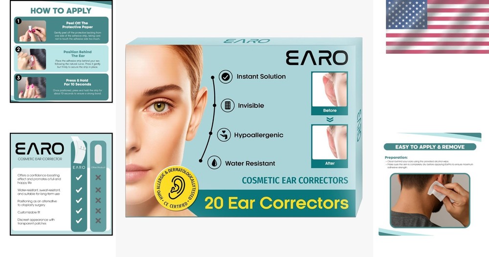 Easy-to-Apply Ear Pinning Tape - Non-Invasive Solution