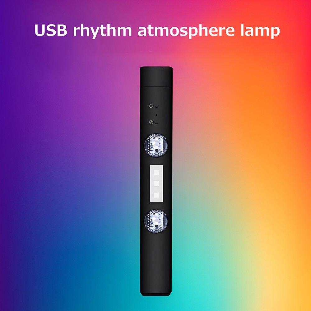 D88 Wireless Car LED Light Interior Multcolor LED Light with Remote Control USB