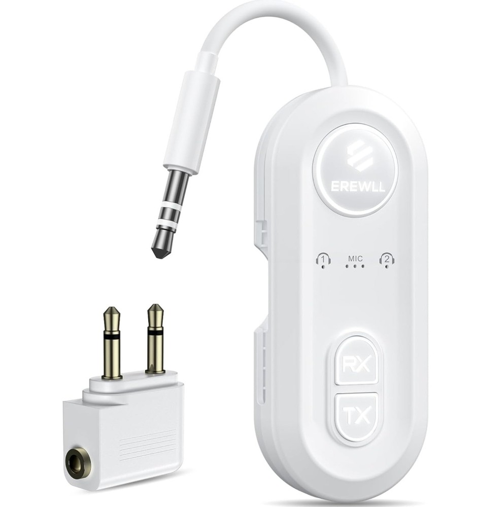 Premium Pro Bluetooth 5.4 Transmitter Receiver,Airplane Audio Adapter,Wireles...
