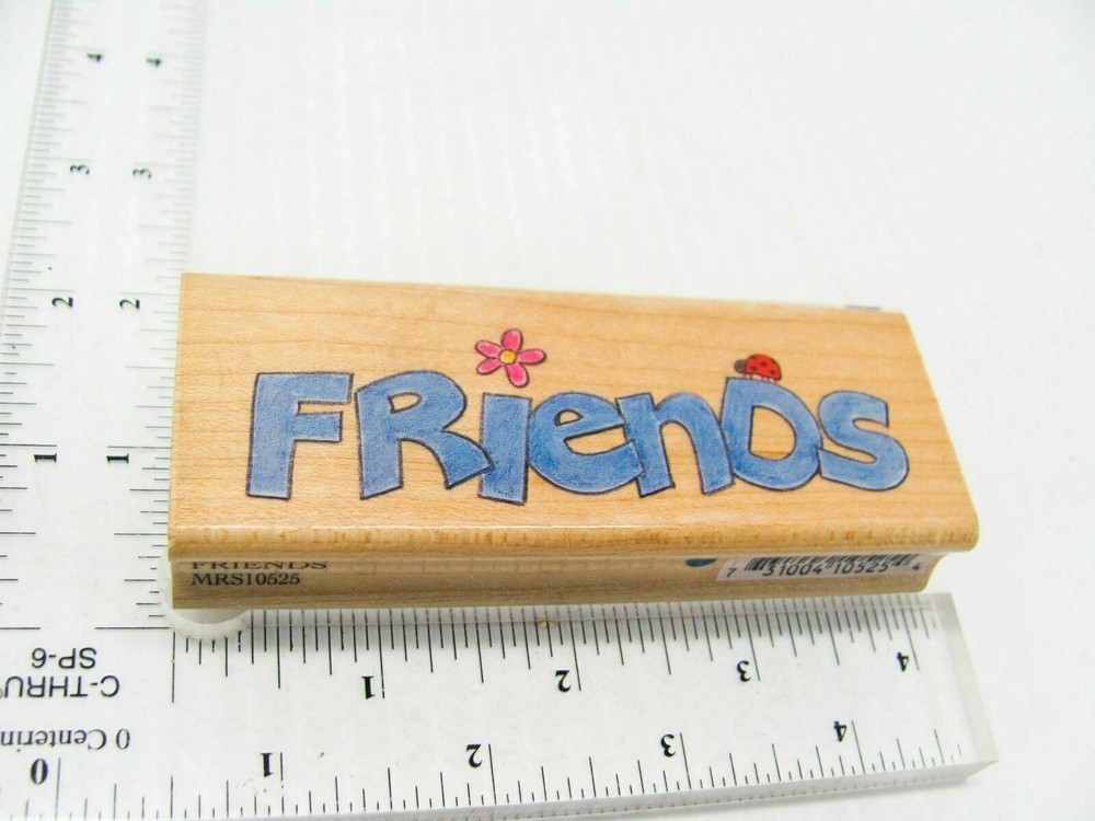 Bold Friends Rubber Stamp - Stamp Set A738