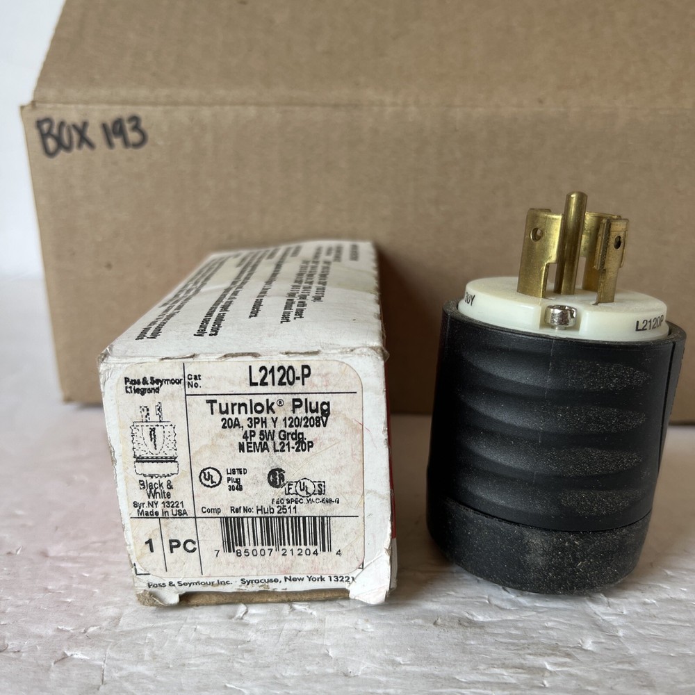 Pass & Seymour L2120-P Turnlok Plug