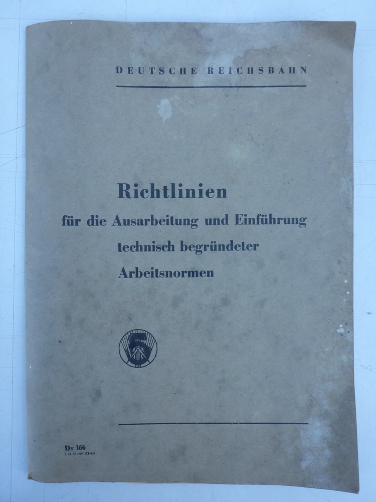 Deutsche Reichsbahn Guidelines For The Development And Introduction Technical Be
