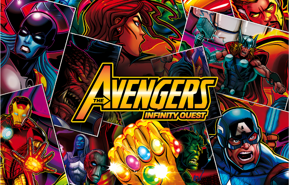 Stern Avengers Infinity Quest Pinball Machine Custom TRANSLITE #1