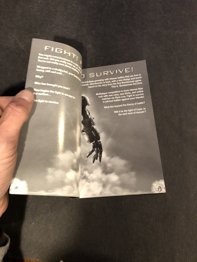 bomberman act zero xbox 360 Manual Only