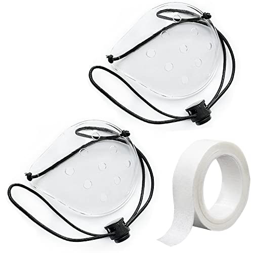 Eye Shield, 2 Pcs Plastic Shield Patch for Surgery Covering, Breathable