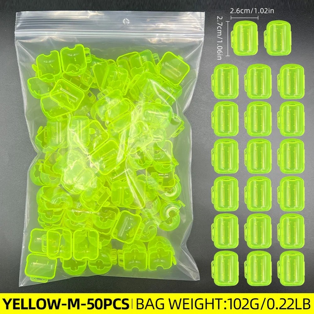 ShareShark 50pcs Squid Jig Hook Protector Cover Squid Hooks Protector Shrimp