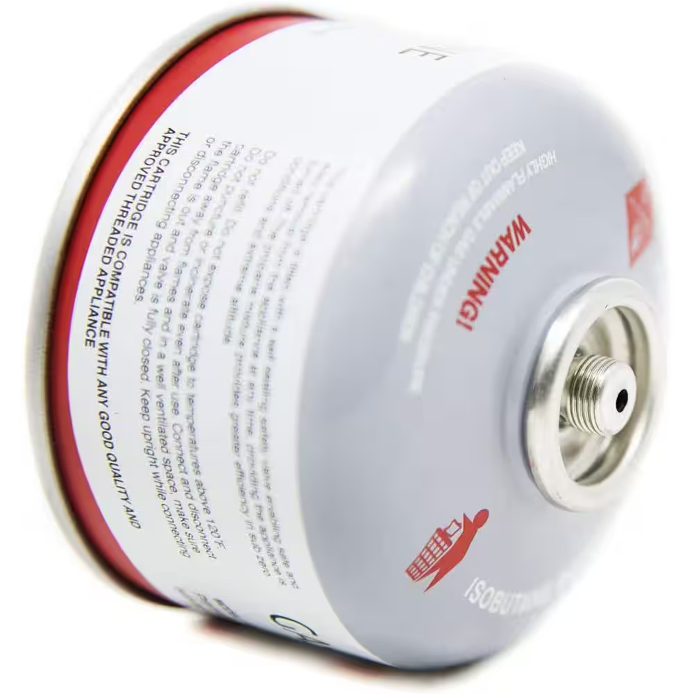100 G Isobutane Camping Fuel Blend Canister 6 Pack