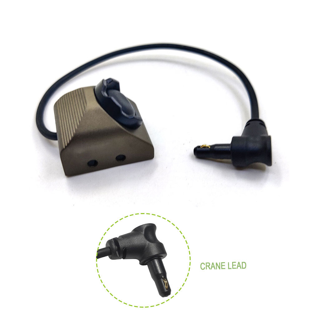 Tactical Hot Button Switch Rail Mount for PEQ-15 Laser Light Accessories