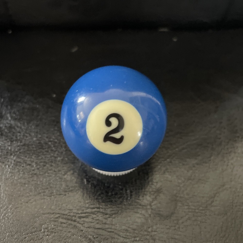 Replacement Mini Billiard Pool Ball.. Blue #2 Ball 1.5"