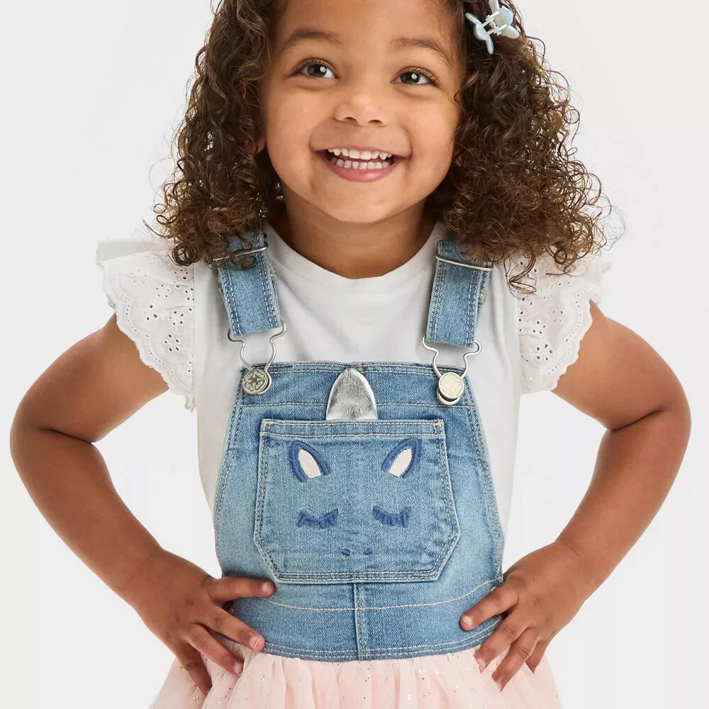 OshKosh B'gosh Toddler Girls Skirt Dress Unicorn Skirtall - Size 5T