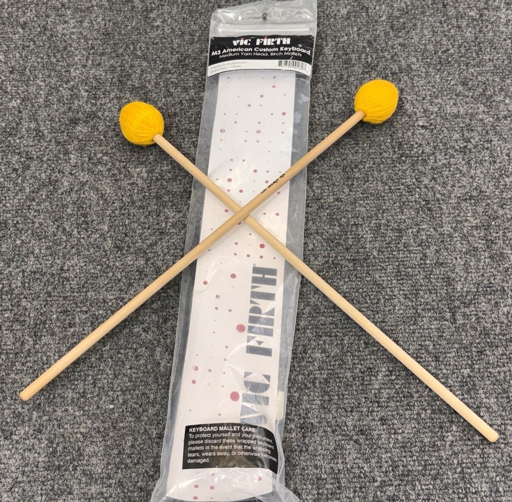 Vic Firth Mushroom Head Keyboard Mallets Medium