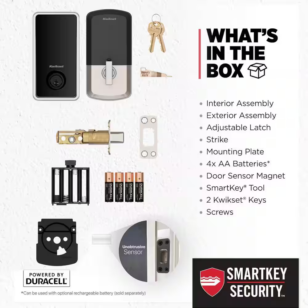 HALO Select Soft Modern Touchscreen Wi-Fi and Matter Enabled Smart Lock Deadbolt