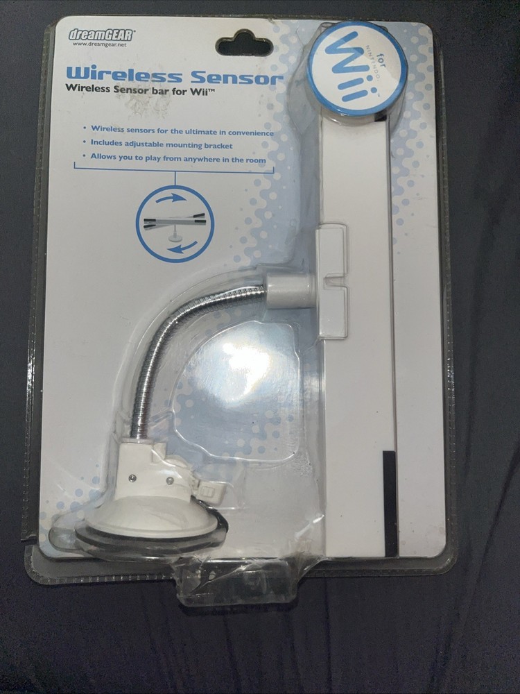 Wii Dream Gear Wireless Sensor Bar Adjustable New in package