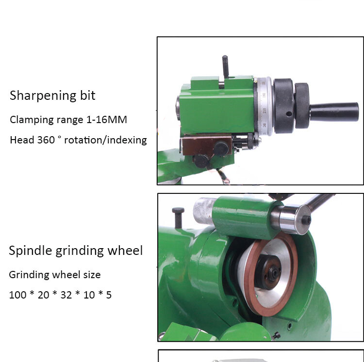 220V /380V Universal Cutter Grinder Drill Sharpener Sharpening Machine.