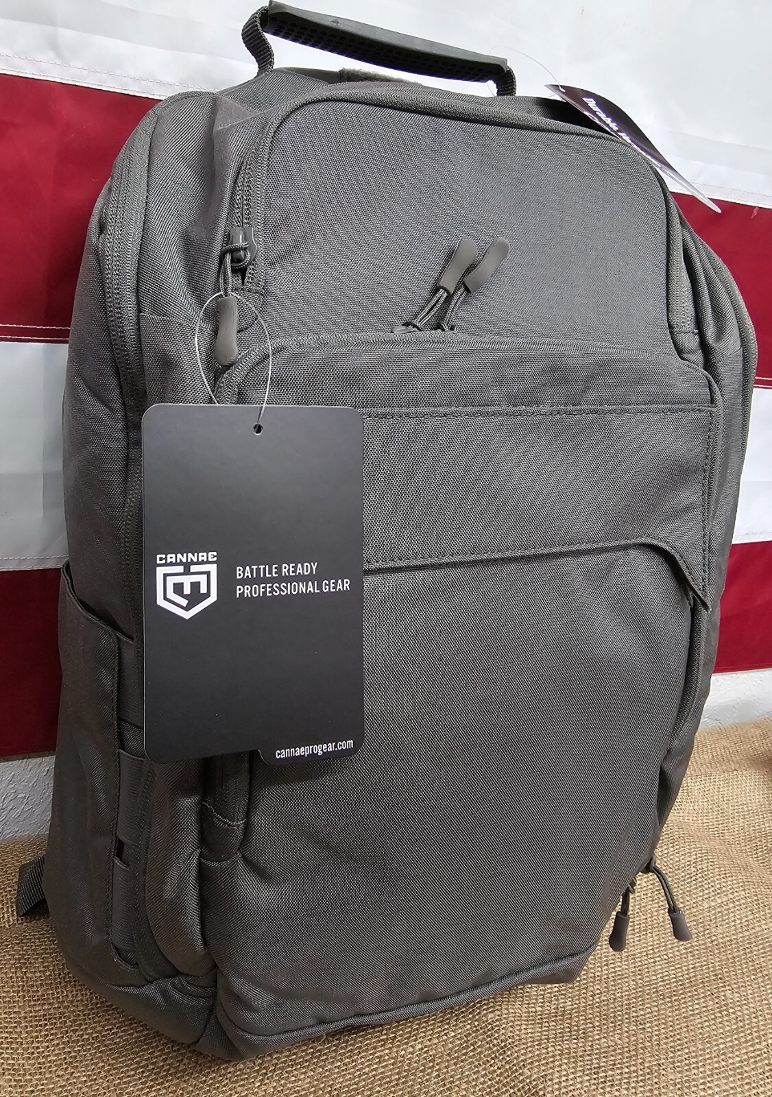 CZ Legion Tactical Range Bag Backpack by Cannae (Grey Nylon) - 40044