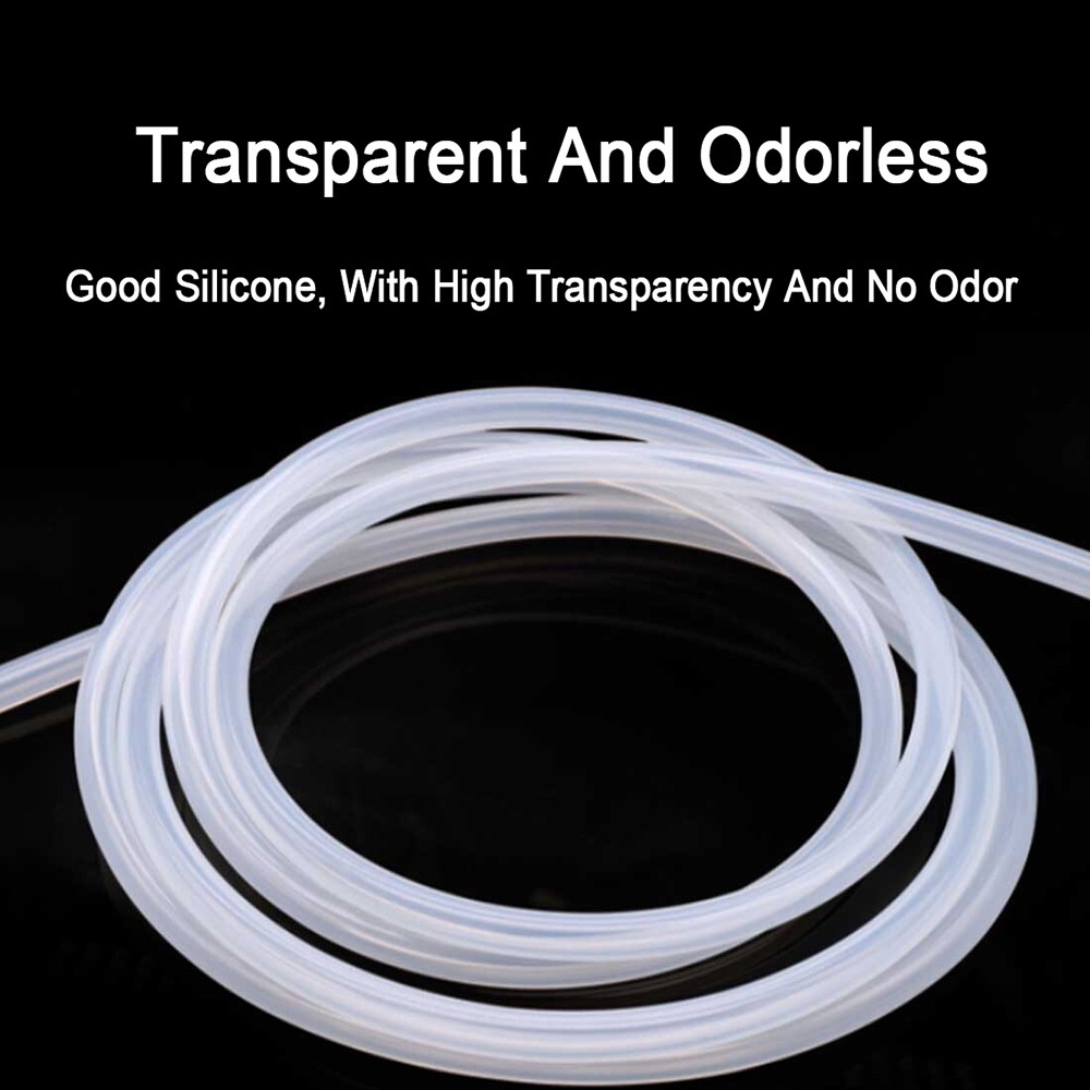 Clear Silicone Tube Food Grade Rubber Soft Pipe Beer Milk Drink Pipes Water Hose