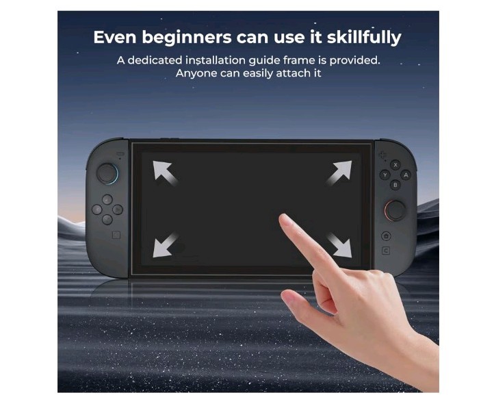 HEYSTOP 4 Pack Switch 2 Screen Protector for Nintendo Switch-NEW IN ORIG BOX